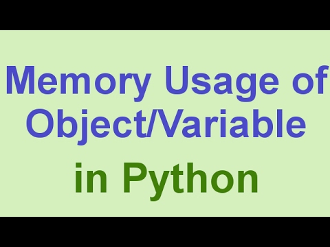 Python Tips Tricks Check Memory Usage Of Object Variable
