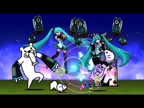 The Battle Cats Hatsune Miku Collab Gacha Opening 4 6 Mb 320