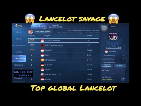 AidenBC | TOP GLOBAL LANCELOT | SAVAGE | 18 Kills