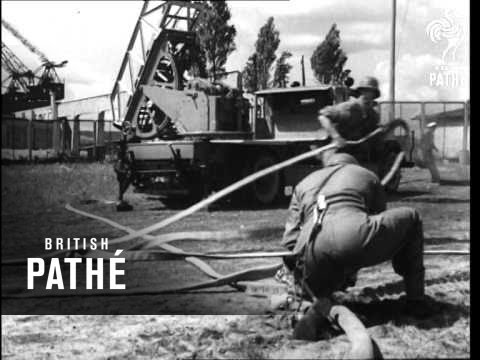 Fire In Polish Port (1950)