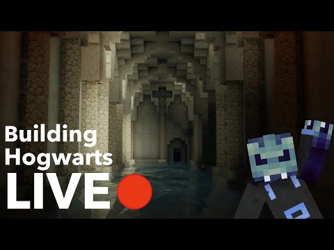 🔴 Minecraft Hogwarts Live - Interior!