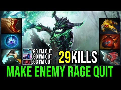 How to make Enemy Rage Quit [Outworld Devourer] Bad Start is Not a Problem 29Kills Dota 2 Highlights