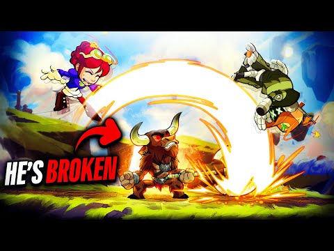 TEROS IS VERY BROKEN (HE DELETES YOU) | Brawlhalla Gameplay