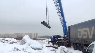 Превью видео: Разгрузка б/у трубы | СтройГеоРесурс