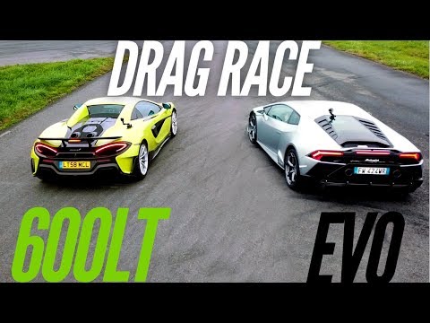 Drag Race : Huracan Evo VS 600LT Spider