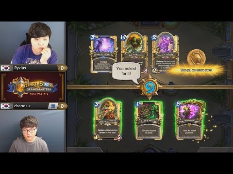 Ryvius vs che0nsu | Hearthstone Grandmasters Asia-Pacific Week 1 Day 1 | GAME 1