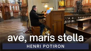 Henri Potiron – Petite Suite sur « Ave, maris stella » | Pedal Reed Organ | VU St. John&rsquo;s Church
