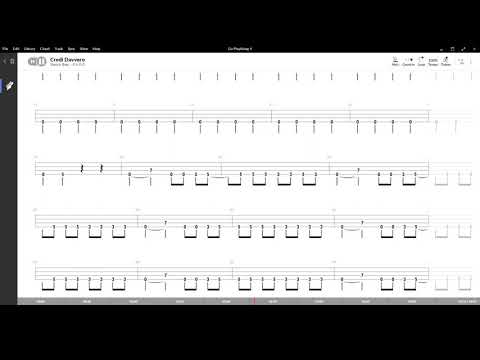 Credi Davvero ( Vasco Rossi ) ,Tablatura e base Senza Basso - Backing bass track - NO BASS