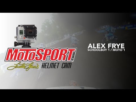 HELMET CAM: Alex Frye - Schoolboy 1 / Moto 1 (Loretta Lynn's)