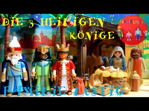 Die Geschichte der heiligen drei Könige Bibelgeschichte für Kinder von Familie Lustig mit Playmobil
