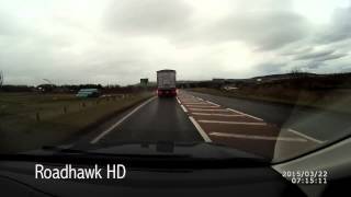 preview picture of video 'Dangerous Overtake on A96'