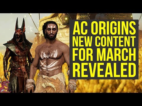 Assassin's Creed Origins DLC Level Cap Upgrade, Hard Mode Trials of the Gods & More (AC Origins DLC) Video