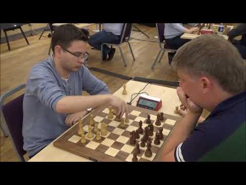 Black's major pieces fly around under bishops threats: IM Usmanov - GM Shirov