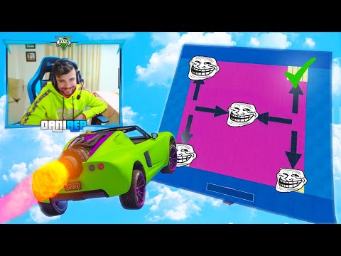 TROLL RACE OF SKILL!! GET IN THE RIGHT HOLE! - GTA V ONLINE
