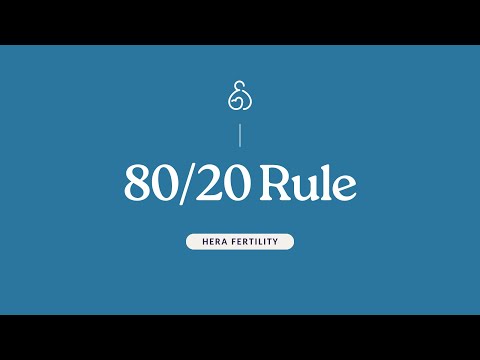 The 80/20 Rule for Fertility
