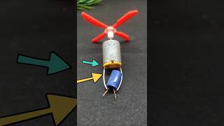 How to increase Dc motor speed using capacitor #experiment #shorts #dcmotor #trending #diy