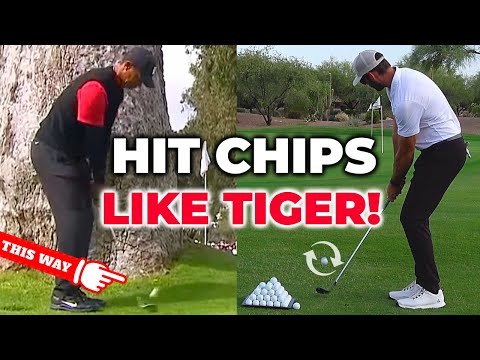How To Hit Chip Shots LIKE TIGER Around The Green!