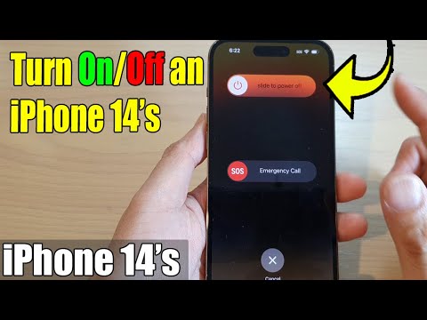 How to Turn On/Off an iPhone 14's / 14 Pro Max/Plus