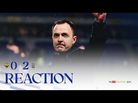 REACTION | Chris Davies | Oxford United 0-2 Birmingham City