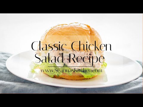 Classic Chicken Salad Recipe 😋 #chickensalad #yummyfood #saladrecipes