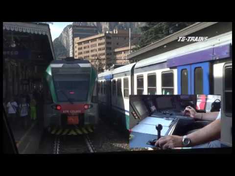 6/6  MILANO PORTA GARIBALDI-LECCO via Molteno cab-ride ATR 125 “Besanino”