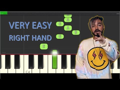 How to Play Mi Gente by J Balvin, Willy William and Beyonce on Piano with Right Hand