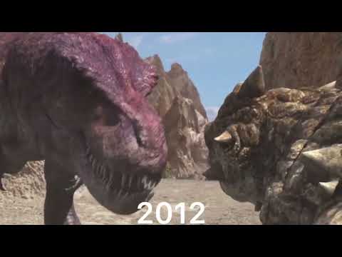 Evolution of T-Rex vs Ankylosaurus
