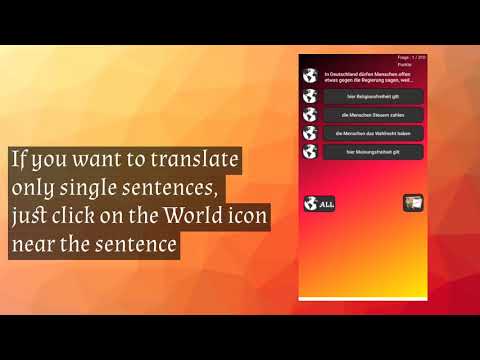 Einbürgerungstest Translated