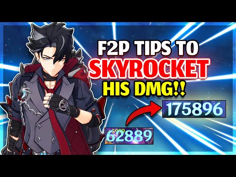 Advance F2P Tips & Tricks To Boost Wriothesley's Damage! Genshin Impact