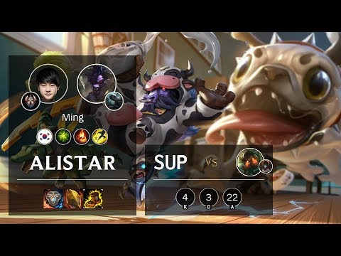 Alistar Support vs Nautilus - KR Challenger Patch 10.4