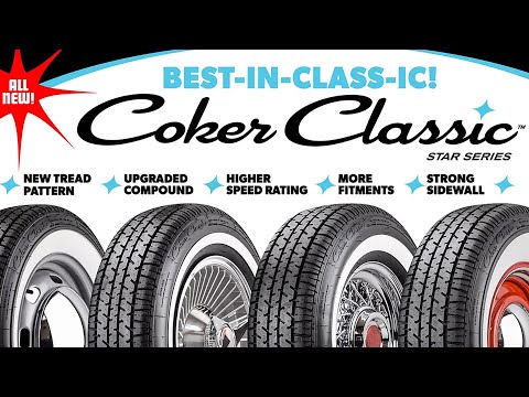 Introducing the All-New Coker Classic Star Series Whitewall Tire