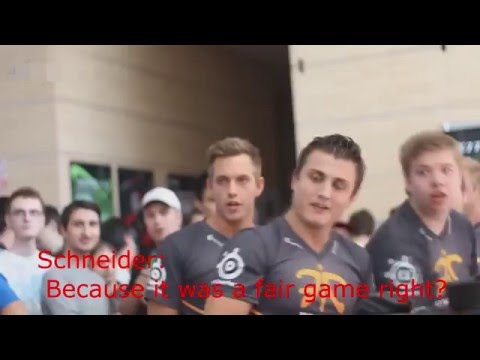 Fnatic refuses handshake from с English sub NiP