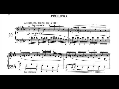 N.20 - Preludio BWV 937 - J. S. Bach - 23 Pezzi Facili
