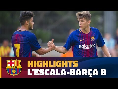 [HIGHLIGHTS] FUTBOL (Pretemporada) :  L’Escala - FC Barcelona B (0-7)