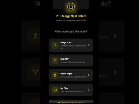 PDF Merge Split Delete