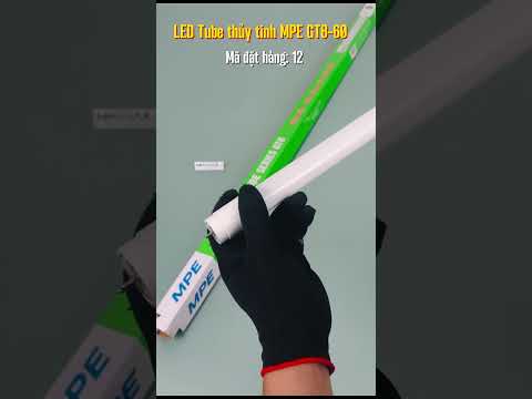 Đèn LED Tube thủy tinh MPE GT8-60 9W 0.6m 1200Lm