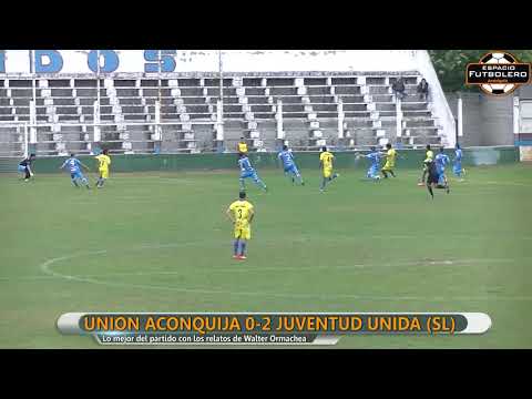 TORNEO FEDERAL "A" - 10°  FECHA - UNION ACONQUIJA 0-2 JUVENTUD UNIDA (SL)