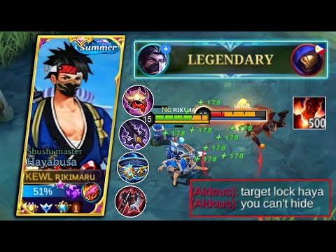 NEW HIGHLY POTENT BUILD! NEW META FOR HAYABUSA MAIN! | MLBB