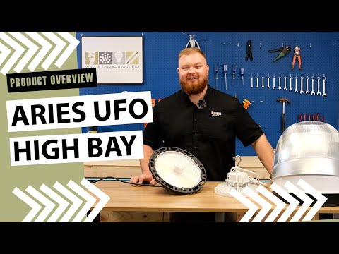 WareLight Aries UFO High Bay G4 gym lighting video