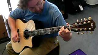 Video thumbnail for Taylor GT-8 Baritone 8 String acoustic guitar by 1001fishvids