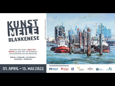 Kunstmeile Blankenese 2022 NDR Heute Journal vom 6.4.2022