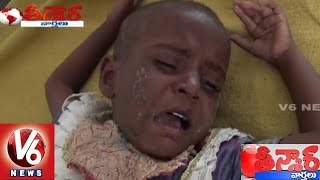 Step Mother Harassement on Girl Child at Gadwal | Violence Against Children | Teenmaar News - V6