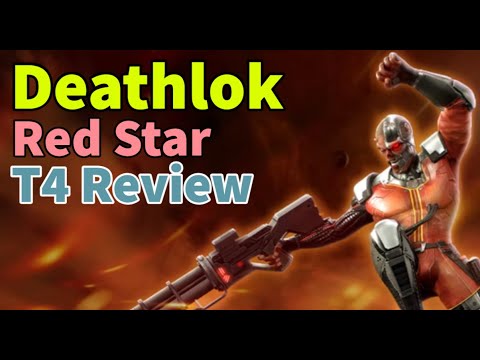 Deathlok! Red Star Orbs and T4 Review! Bionic Avengers Raid Team | MARVEL Strike Force - F2P
