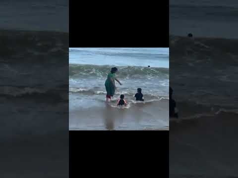 #summer#2024#Rithika#Rupikha playing at the beach#Busan # #gwangalli #beach