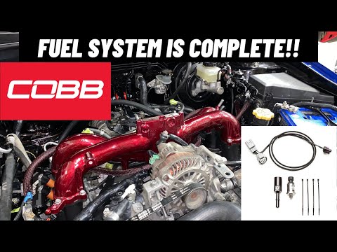 COBB FUEL PRESSURE SENSOR INSTALL SUBARU STI!!