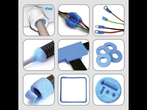 Video Cauciuc bicomponent SKY PLAST  pentru diverse izolatii 500 grame