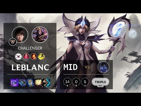LeBlanc Mid vs Sylas - KR Challenger Patch 10.10