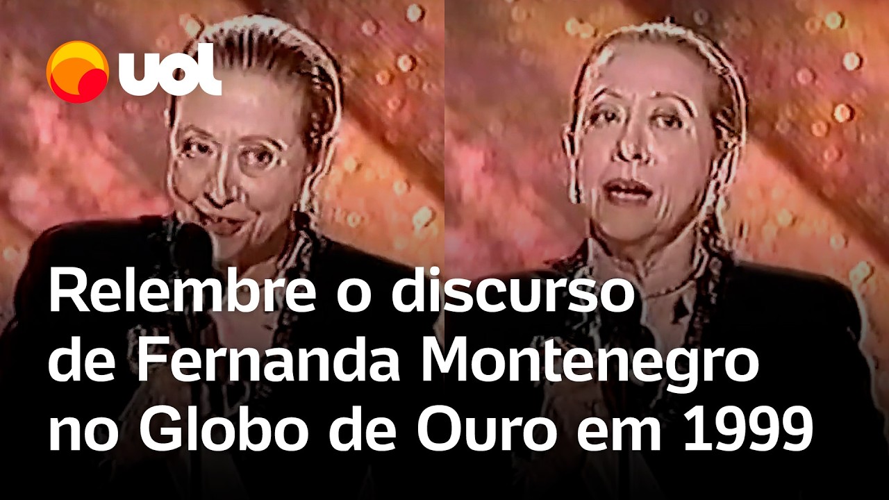 Fernanda Montenegro discursou no Globo de Ouro há 26 anos após a vitória do filme Central do Brasil