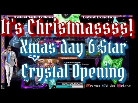 Christmas Day 6 Star Crystal Opening! Featured, Nexus & Basic Crystals - Marvel Contest if Champions