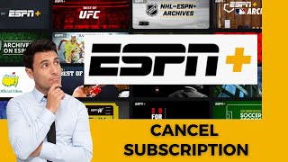 How To Cancel ESPN+ Subscription